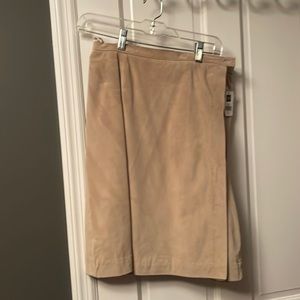 Gap leather wrap skirt
